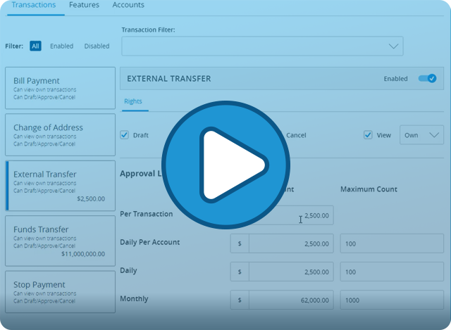 Account Details & History