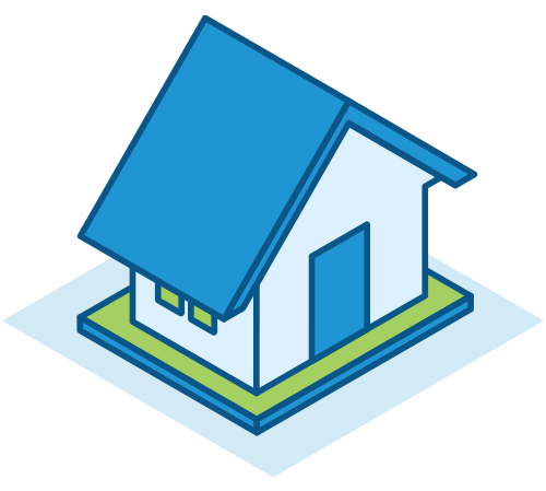 Home borrowing icon